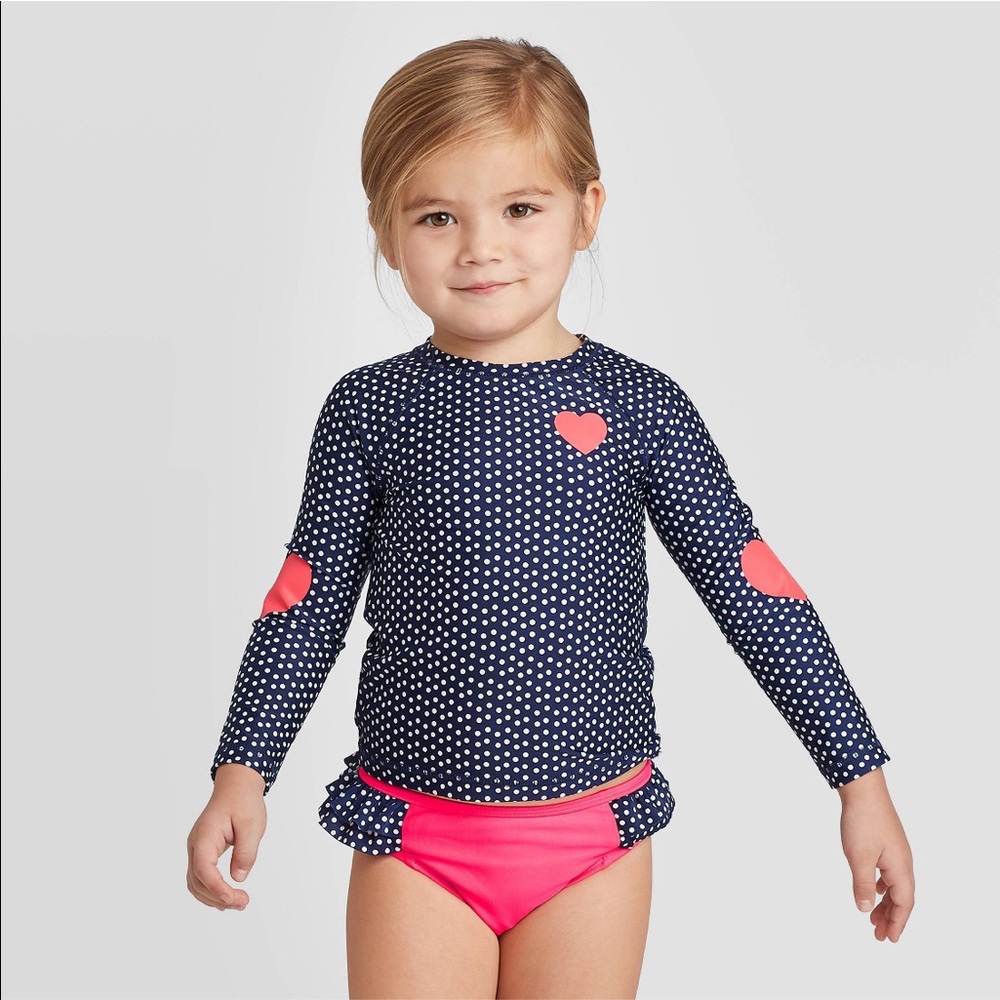 ๐HP๐ ๐NWT Cat & Jack Baby Swimsuit Rashguard - Picture 2 of 7